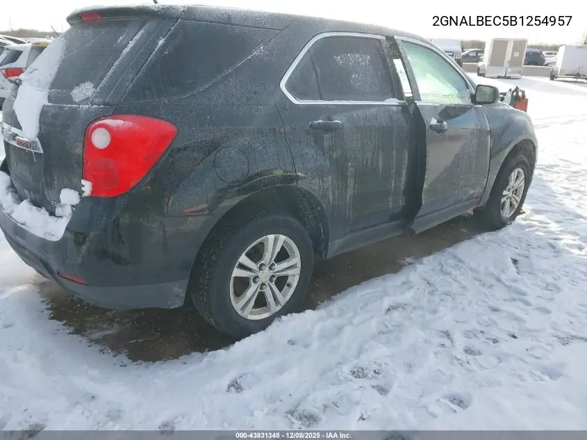 2GNALBEC5B1254957 2011 Chevrolet Equinox Ls