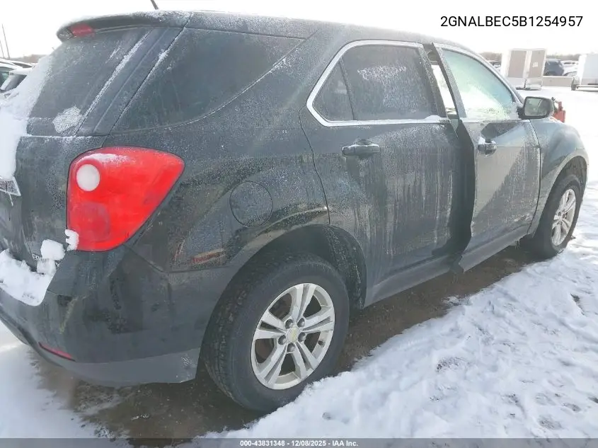 2GNALBEC5B1254957 2011 Chevrolet Equinox Ls