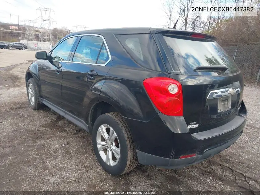 2CNFLCECXB6447382 2011 Chevrolet Equinox Ls