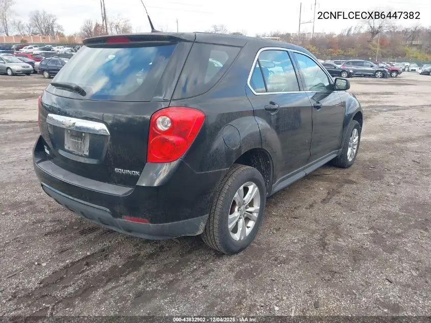 2CNFLCECXB6447382 2011 Chevrolet Equinox Ls