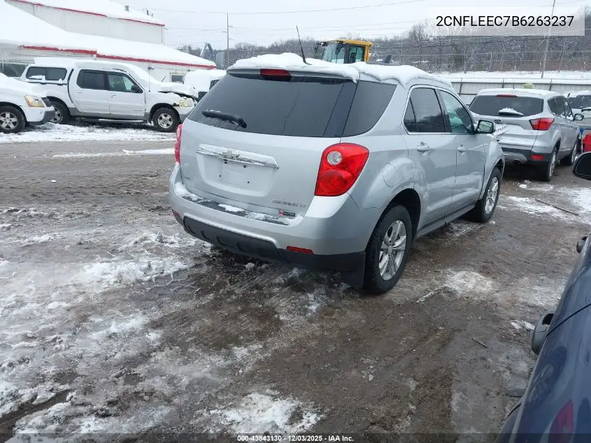 2CNFLEEC7B6263237 2011 Chevrolet Equinox 1Lt