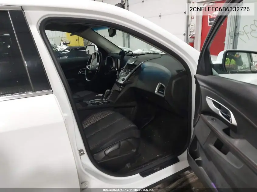 2CNFLEEC6B6332726 2011 Chevrolet Equinox 1Lt
