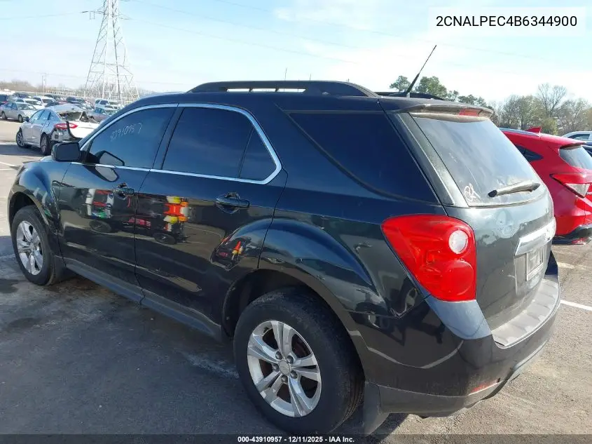 2CNALPEC4B6344900 2011 Chevrolet Equinox 2Lt