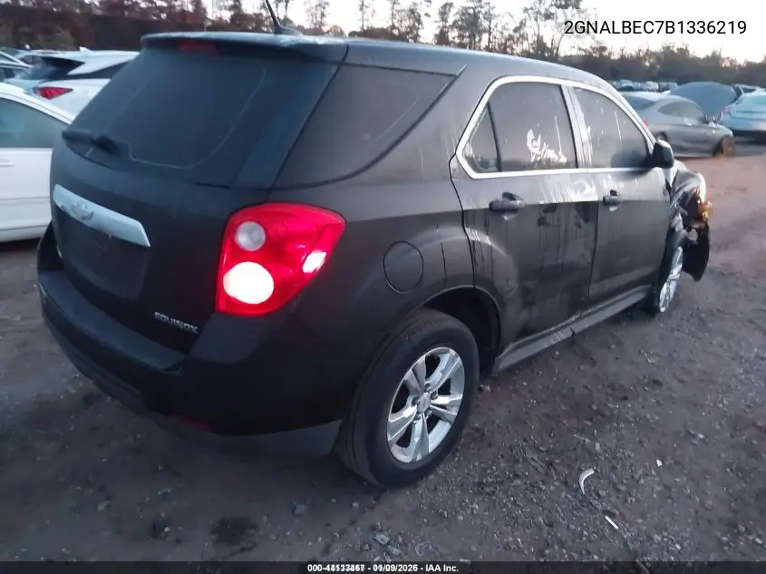 2GNALBEC7B1336219 2011 Chevrolet Equinox Ls