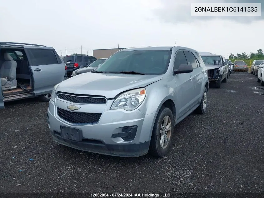 2GNALBEK1C6141535 2012 Chevrolet Equinox