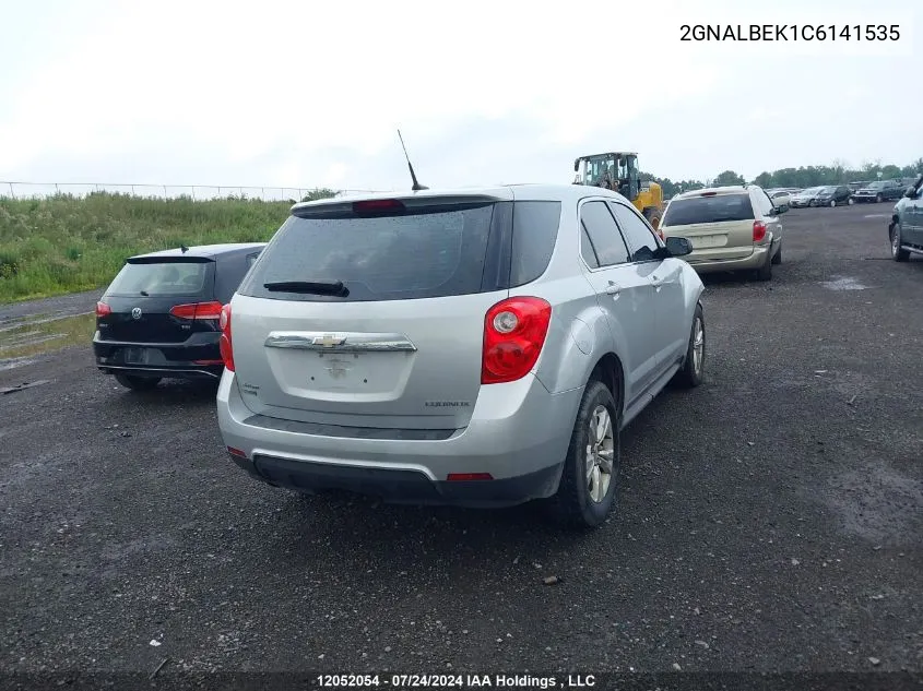 2GNALBEK1C6141535 2012 Chevrolet Equinox