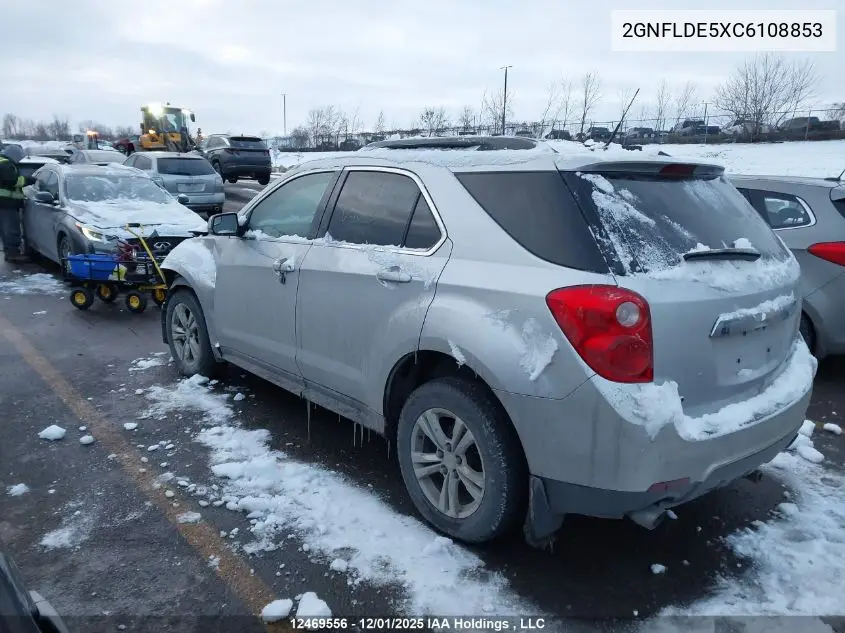 2GNFLDE5XC6108853 2012 Chevrolet Equinox 1Lt