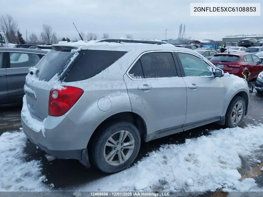 2GNFLDE5XC6108853 2012 Chevrolet Equinox 1Lt