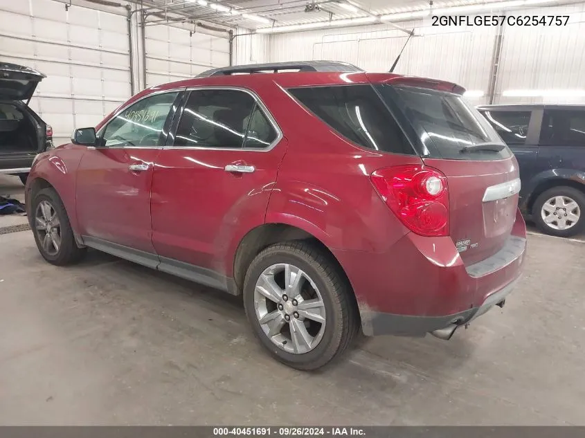 2GNFLGE57C6254757 2012 Chevrolet Equinox Ltz