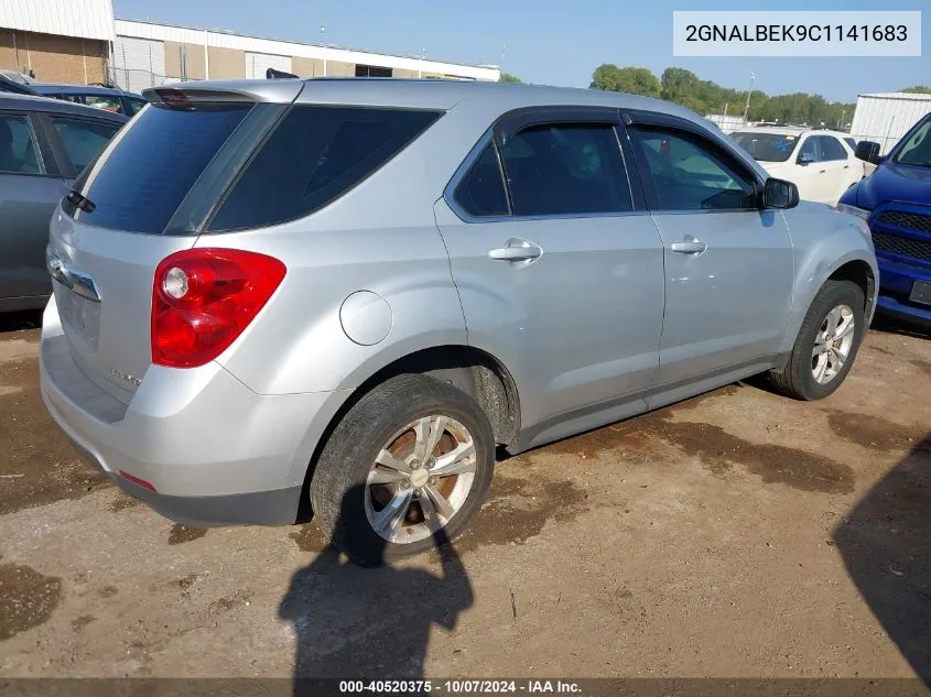 2GNALBEK9C1141683 2012 Chevrolet Equinox Ls