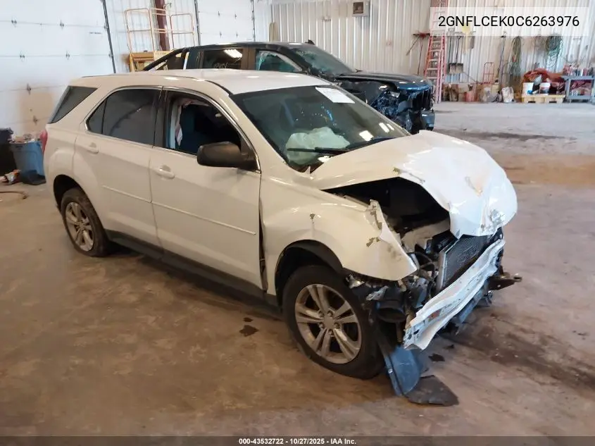 2GNFLCEK0C6263976 2012 Chevrolet Equinox Ls