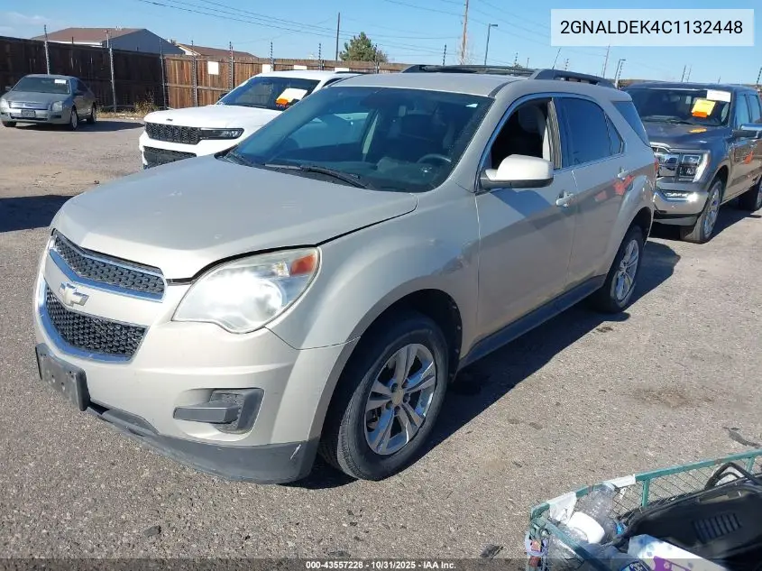 2GNALDEK4C1132448 2012 Chevrolet Equinox 1Lt