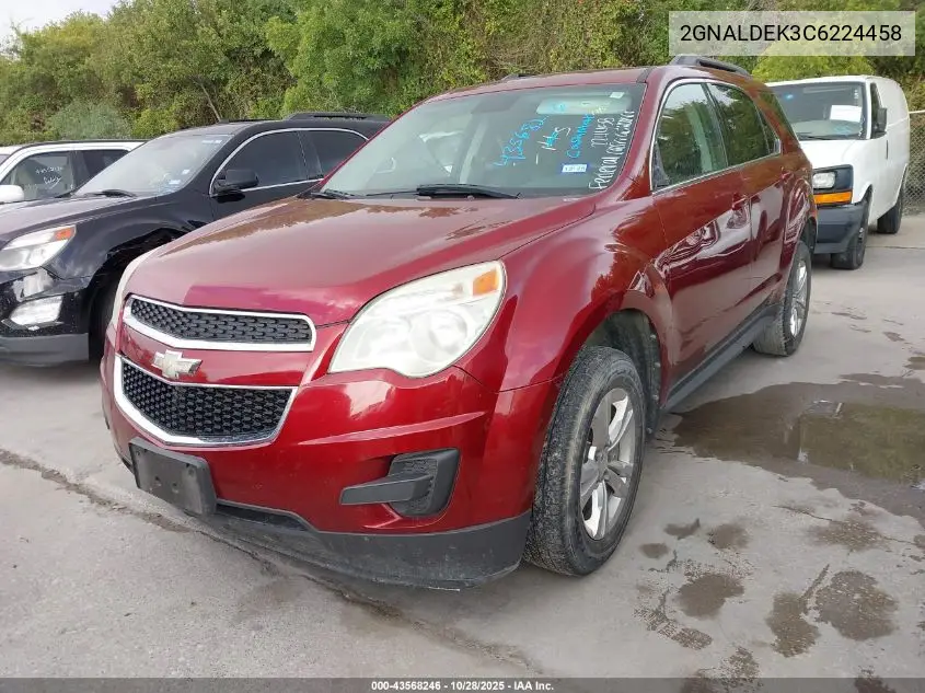 2GNALDEK3C6224458 2012 Chevrolet Equinox 1Lt