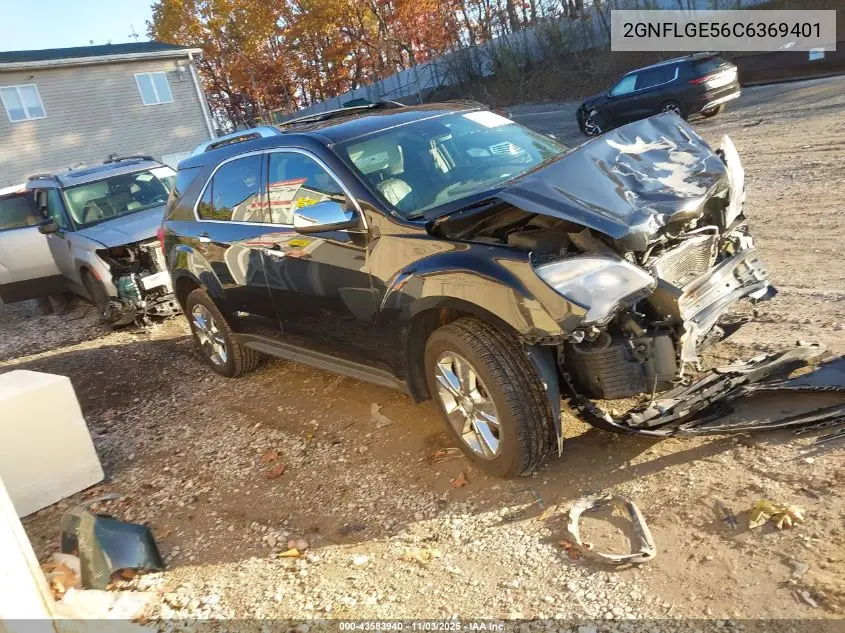 2GNFLGE56C6369401 2012 Chevrolet Equinox Ltz