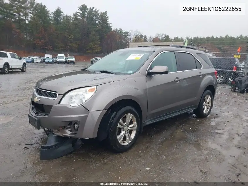 2GNFLEEK1C6222655 2012 Chevrolet Equinox 1Lt
