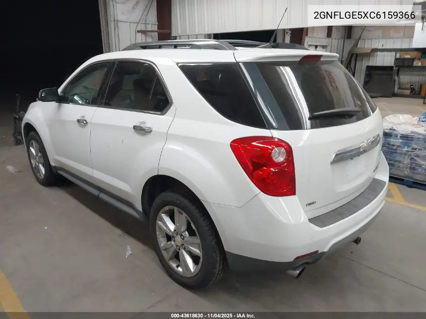 2GNFLGE5XC6159366 2012 Chevrolet Equinox Ltz
