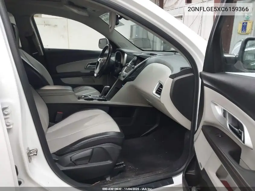 2GNFLGE5XC6159366 2012 Chevrolet Equinox Ltz