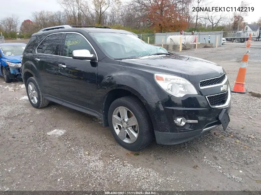 2GNALFEK1C1142219 2012 Chevrolet Equinox Ltz