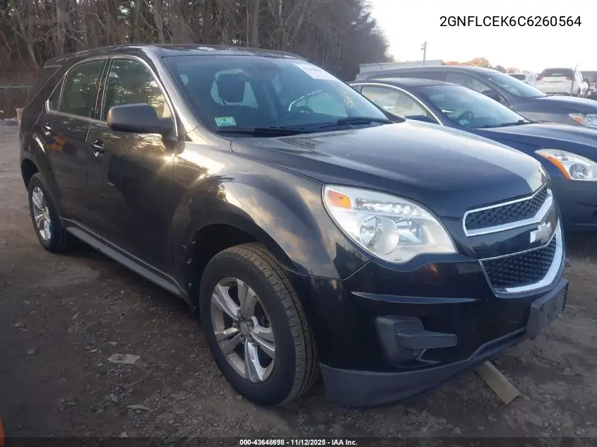 2GNFLCEK6C6260564 2012 Chevrolet Equinox Ls