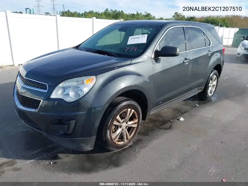 2GNALBEK2C1207510 2012 Chevrolet Equinox Ls