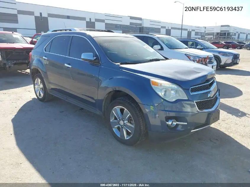2GNFLFE59C6193437 2012 Chevrolet Equinox Ltz