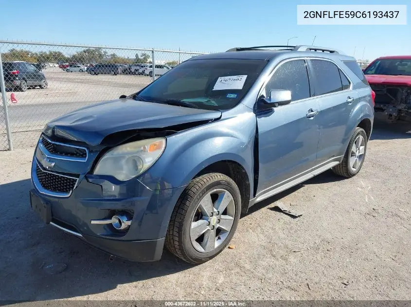2GNFLFE59C6193437 2012 Chevrolet Equinox Ltz