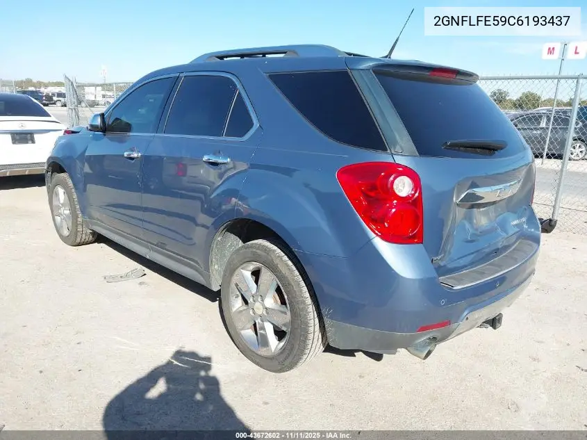 2GNFLFE59C6193437 2012 Chevrolet Equinox Ltz