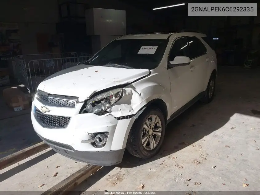 2GNALPEK6C6292335 2012 Chevrolet Equinox 2Lt