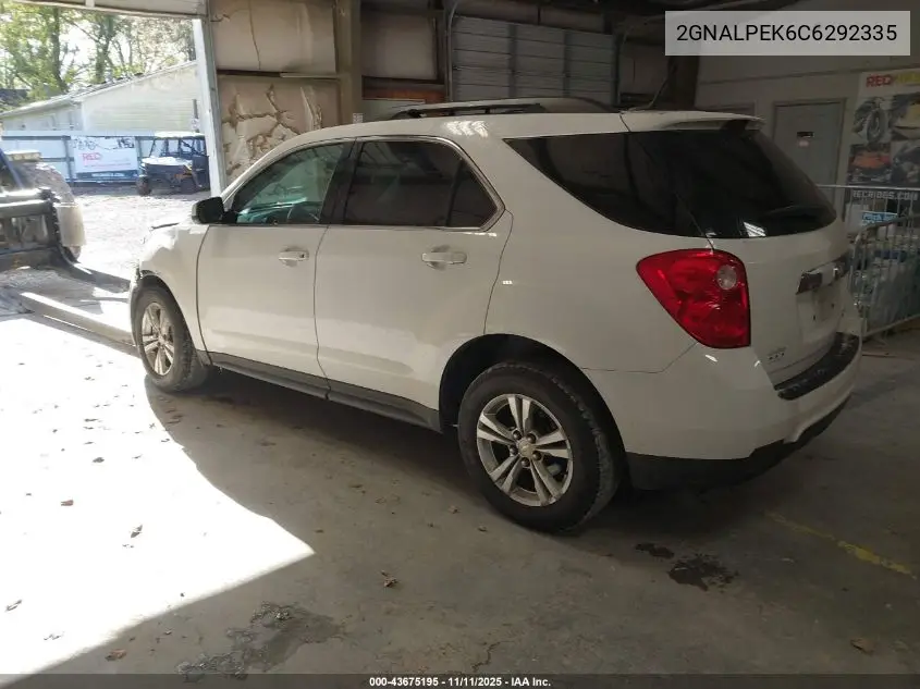 2GNALPEK6C6292335 2012 Chevrolet Equinox 2Lt