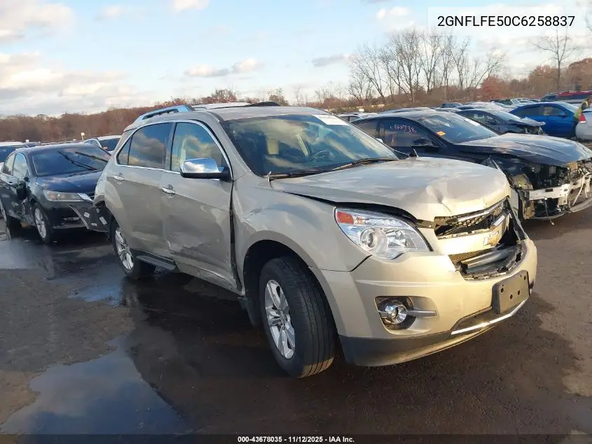 2GNFLFE50C6258837 2012 Chevrolet Equinox Ltz