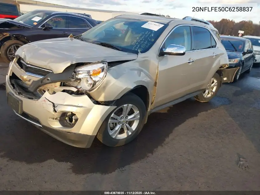2GNFLFE50C6258837 2012 Chevrolet Equinox Ltz