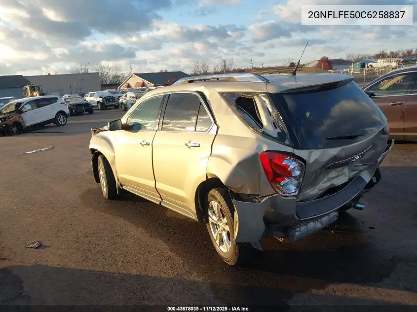 2GNFLFE50C6258837 2012 Chevrolet Equinox Ltz