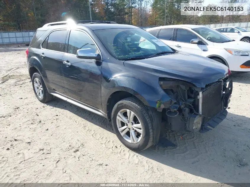 2GNALFEK5C6140153 2012 Chevrolet Equinox Ltz