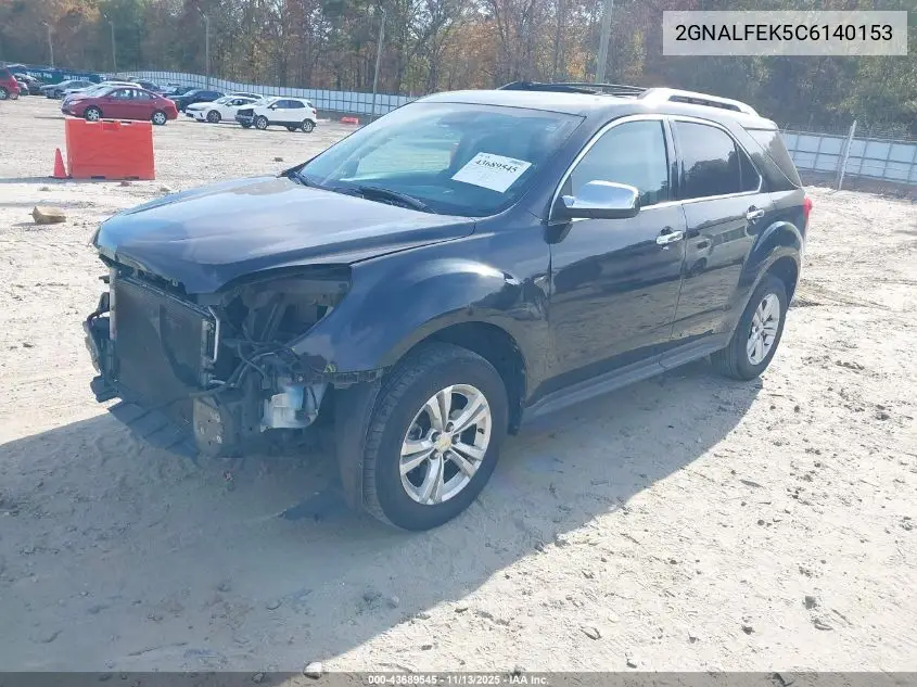 2GNALFEK5C6140153 2012 Chevrolet Equinox Ltz