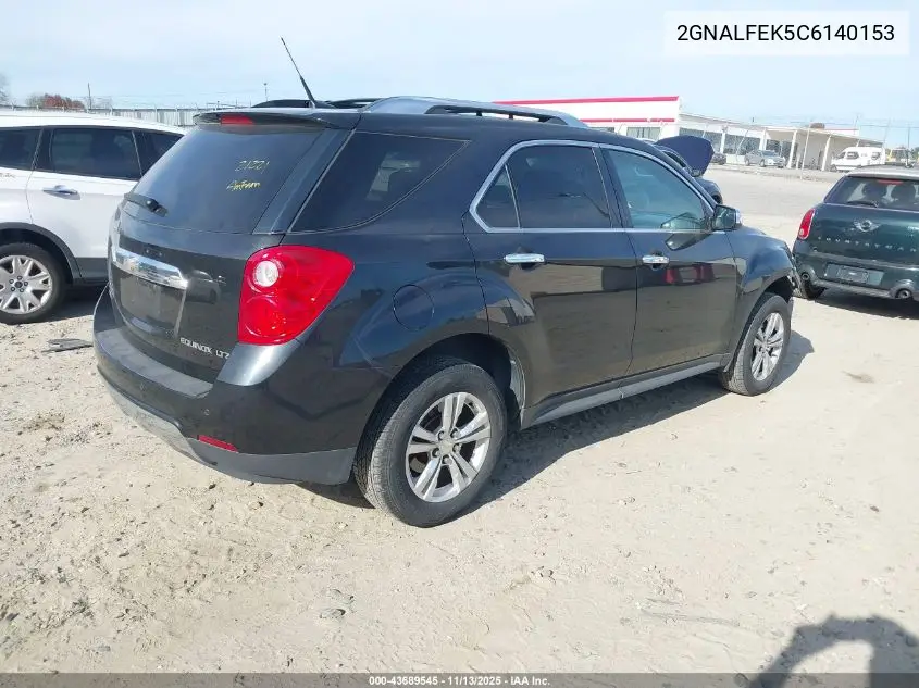 2GNALFEK5C6140153 2012 Chevrolet Equinox Ltz