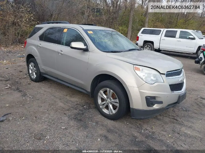 2GNALDEK4C6362784 2012 Chevrolet Equinox 1Lt