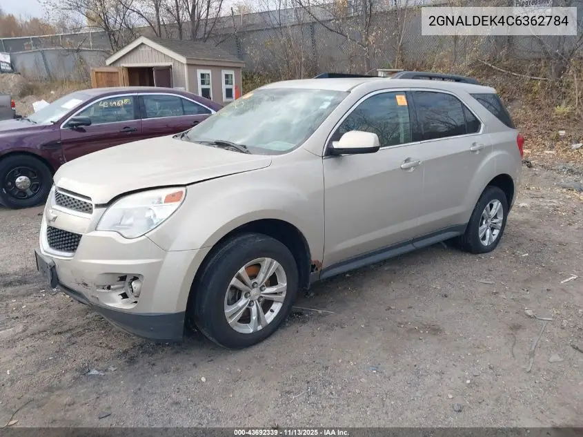 2GNALDEK4C6362784 2012 Chevrolet Equinox 1Lt