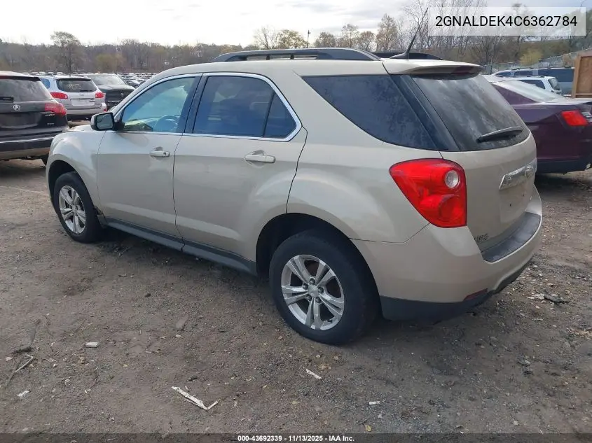 2GNALDEK4C6362784 2012 Chevrolet Equinox 1Lt