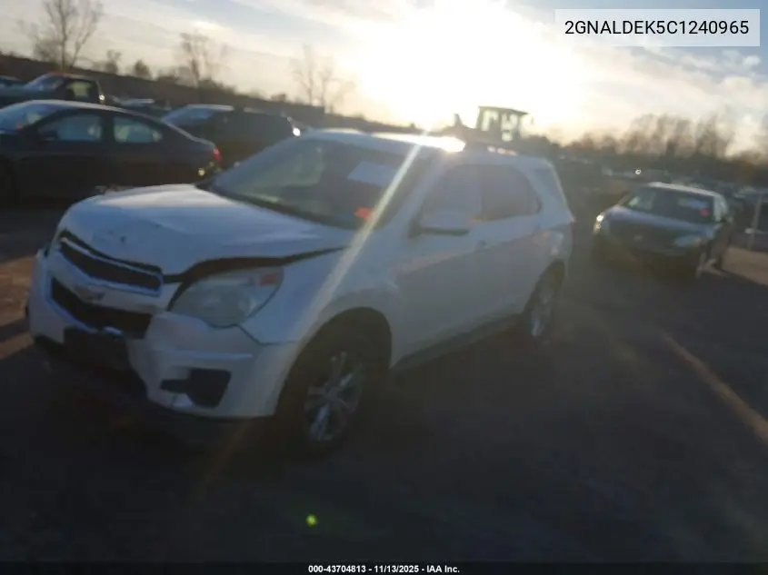 2GNALDEK5C1240965 2012 Chevrolet Equinox 1Lt