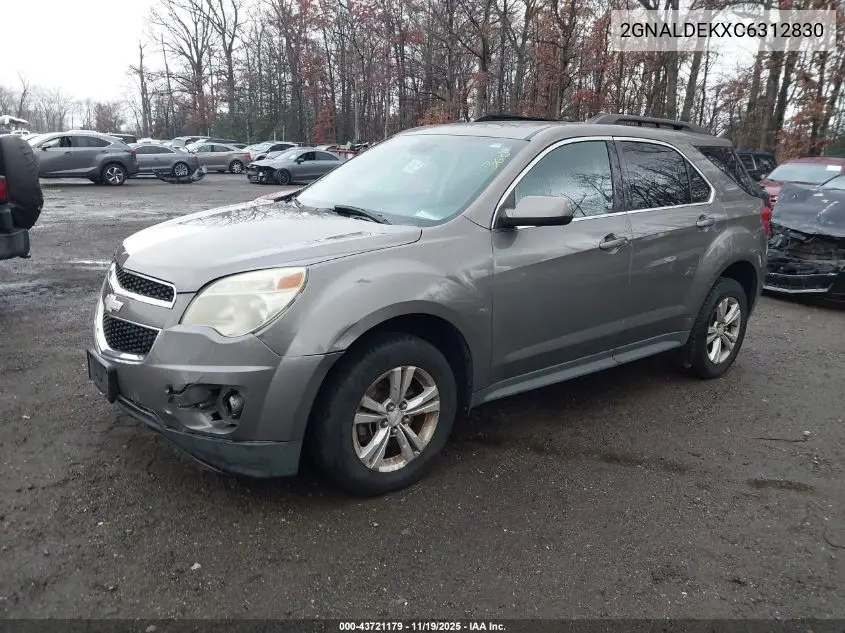 2GNALDEKXC6312830 2012 Chevrolet Equinox 1Lt