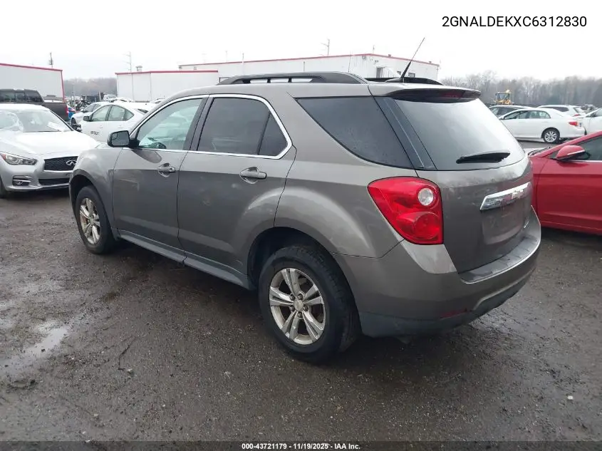 2GNALDEKXC6312830 2012 Chevrolet Equinox 1Lt