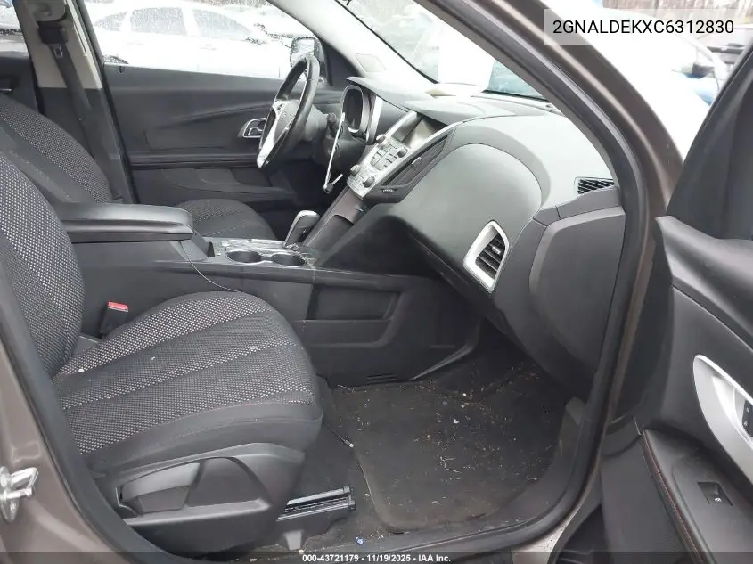 2GNALDEKXC6312830 2012 Chevrolet Equinox 1Lt
