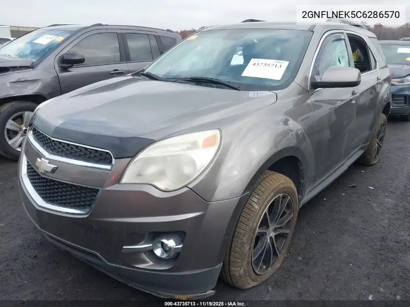 2GNFLNEK5C6286570 2012 Chevrolet Equinox 2Lt