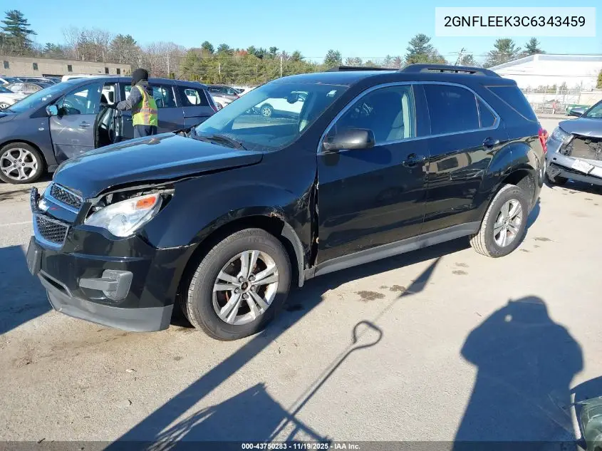 2GNFLEEK3C6343459 2012 Chevrolet Equinox 1Lt