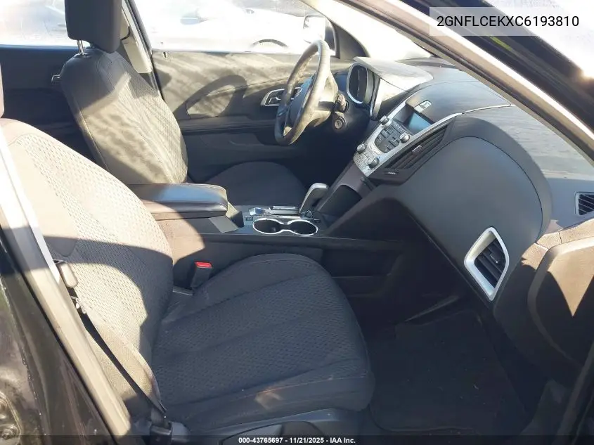 2GNFLCEKXC6193810 2012 Chevrolet Equinox Ls