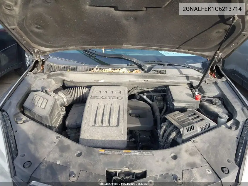 2GNALFEK1C6213714 2012 Chevrolet Equinox Ltz