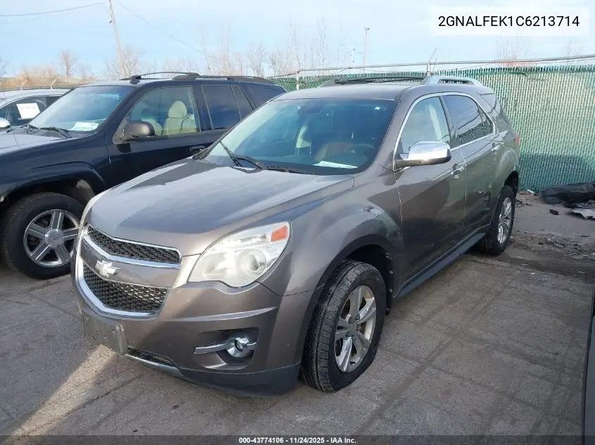 2GNALFEK1C6213714 2012 Chevrolet Equinox Ltz