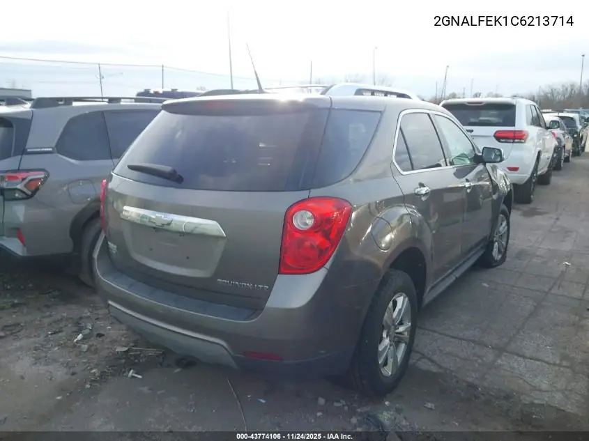 2GNALFEK1C6213714 2012 Chevrolet Equinox Ltz