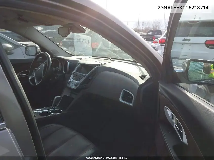 2GNALFEK1C6213714 2012 Chevrolet Equinox Ltz