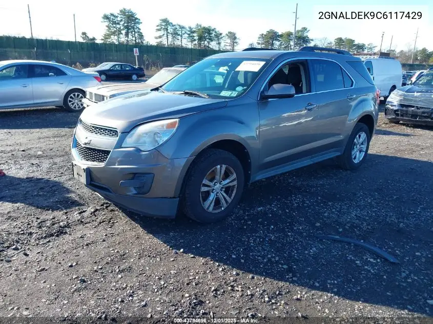 2GNALDEK9C6117429 2012 Chevrolet Equinox 1Lt
